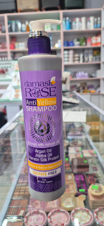 شامپو ضد زردی داماسک رز فری سولفات