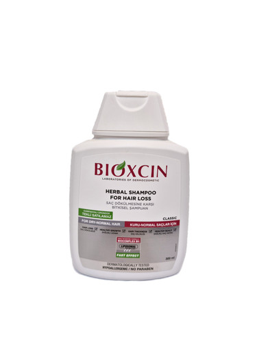 شامپو ضد ریزش بیوکسین مدل کلاسیک مخصوص موهای خشک