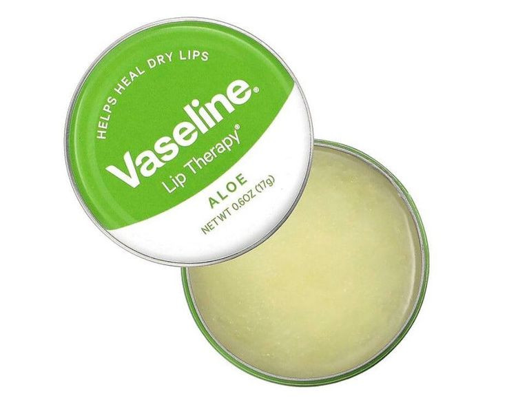 لیپ بالم کاسه ای وازلین با رایحه آلوئه ورا