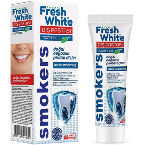 خمیر دندان فریش وایت اسموکر مخصوص سیگار و لکه چای قهوه