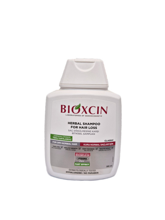 شامپو ضد ریزش بیوکسین مدل کلاسیک مخصوص موهای خشک