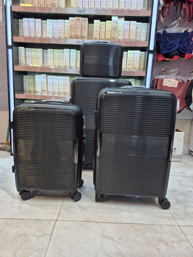 ست 3 تکه چمدان کارینا طرح ریکاردو رنگ مشکی